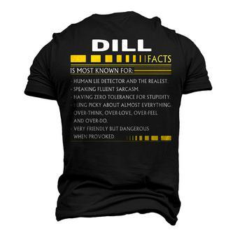 Dill Name Dill Facts Men's 3D T-shirt Back Print - Seseable