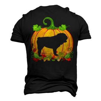 Dog Owner Halloween Costume English Bulldog Men's 3D T-shirt Back Print - Seseable