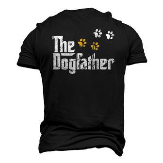 The Dogfather Dad Fathers Day Cute Idea Men's 3D T-Shirt Back Print | Mazezy
