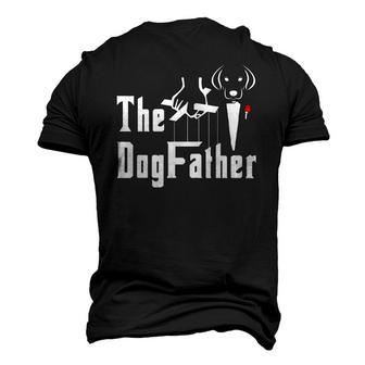Mens The Dogfather Golden Retriever Men's 3D T-Shirt Back Print | Mazezy