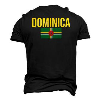 Dominica Flag Commonwealth Coat Of Arms Lesser Antilles Men's 3D T-Shirt Back Print | Mazezy