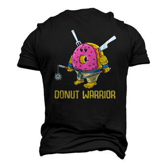 Donut Doughnut Pink Sprinkles Cute Donut Men's 3D T-Shirt Back Print | Mazezy