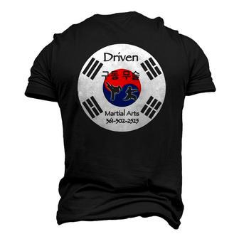 Driven Martial Arts Contact Sport Men's 3D T-Shirt Back Print | Mazezy