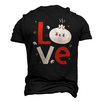 Dumpling Love Dim Sum Chinese Food Lovers Men's 3D T-Shirt Back Print | Mazezy