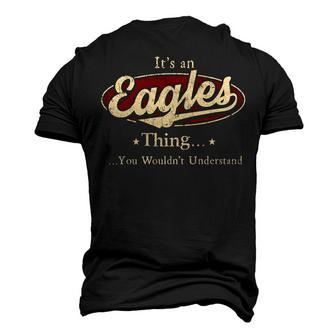 Eagles Shirt Personalized Name T Shirt Name Print T Shirts Shirts With Name Eagles Men's 3D T-shirt Back Print - Seseable