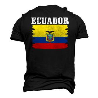 Ecuador Ecuadorian Flag Pride Roots Men's 3D T-Shirt Back Print | Mazezy