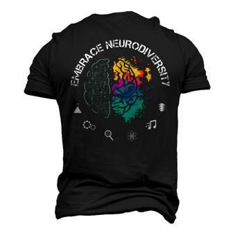 Embrace Neurodiversity Funny Men's 3D Print Graphic Crewneck Short Sleeve T-shirt - Monsterry AU