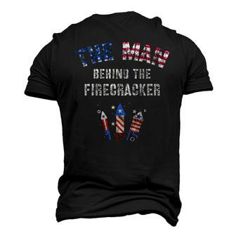 Expecting Daddy 4Th Of July Soon To Be Dad Announcement Men's 3D T-shirt Back Print - Seseable