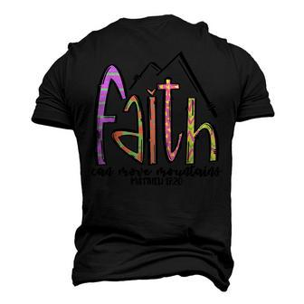 Faith Can Move Mountains Mens Womens Kids Christian Men's 3D T-shirt Back Print - Seseable