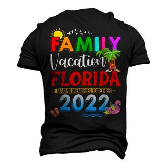 Family Vacation Florida Making Memories Together 2022 Travel V2 Men's 3D T-shirt Back Print - Seseable