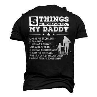 Father Grandpa 5 Things About My Daddy S Day S138 Family Dad Men's 3D Print Graphic Crewneck Short Sleeve T-shirt - Monsterry UK