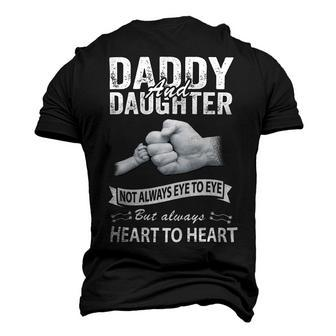 Father Grandpa Daddy And Daughter Not Always Eye To Eye 112 Family Dad Men's 3D Print Graphic Crewneck Short Sleeve T-shirt - Monsterry AU