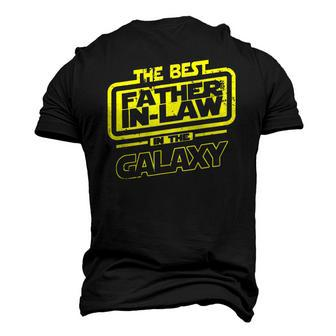 Father In Law The Best In The Galaxy Men's 3D T-Shirt Back Print | Mazezy