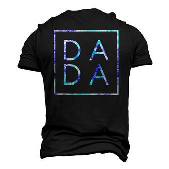 Fathers Day For New Dad Dada Him Coloful Tie Dye Dada Men's 3D T-Shirt Back Print | Mazezy
