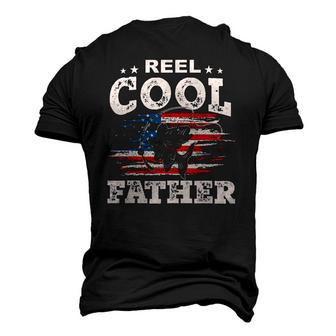 Mens For Fathers Day Tee Fishing Reel Cool Father Men's 3D T-Shirt Back Print | Mazezy