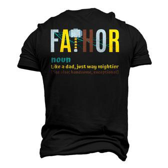 Fathor For Men Fathers Day Viking Fathor Hero Men's 3D T-shirt Back Print - Seseable