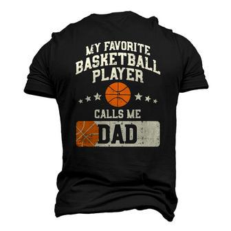 Mens Favorite Basketball Player Dad Baller Daddy Papa Men Men's 3D T-Shirt Back Print | Mazezy