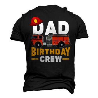 Mens Firefighter Firetruck Dad Birthday Crew Men's 3D T-shirt Back Print - Seseable