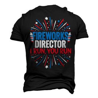 Fireworks Director 4Th Of July Firework Director Men's 3D T-shirt Back Print - Seseable