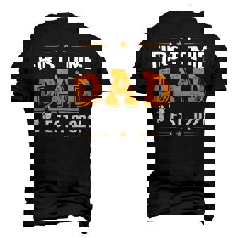First Time Dad Est 2021 Men's 3D Print Graphic Crewneck Short Sleeve T-shirt - Monsterry
