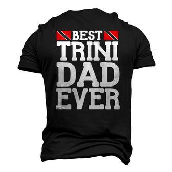 Mens Flag Castle Best Trini Dad Ever Fathers Day Trinidad Men's 3D T-Shirt Back Print | Mazezy