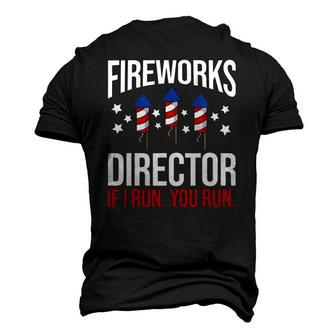 Fourth Of July 4Th July Fireworks Boom Fireworks Director Men's 3D T-Shirt Back Print | Mazezy
