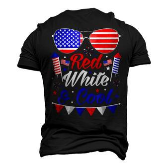 Fourth Of July 4Th July Kids Red White And Blue Patriotic Men's 3D T-shirt Back Print - Seseable