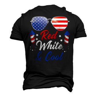Fourth Of July 4Th July Kids Red White And Blue Patriotic Men's 3D T-shirt Back Print - Seseable