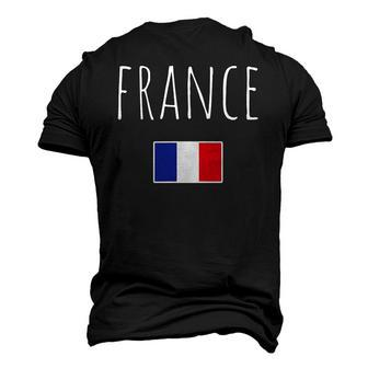 France Flag Paris Lover French Men's 3D T-Shirt Back Print | Mazezy