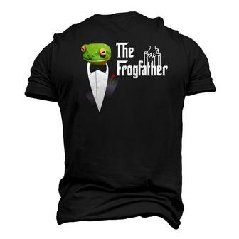 Frog Father Or Frogfather For Frogs Fan Frog Lovers Men's 3D T-Shirt Back Print | Mazezy