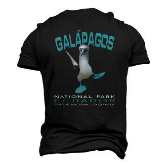 Galapagos National Park Ecuador Blue Footed Boobies Keepsake Men's 3D T-Shirt Back Print | Mazezy