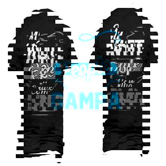 Gampa Grandpa My Favorite People Call Me Gampa V2 Men's 3D T-shirt Back Print - Seseable