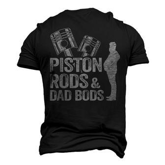 Garage Race Car Parts Mechanic Piston Rods And Dad Bods V2 Men's 3D T-shirt Back Print - Seseable