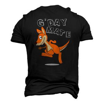Gday Mate Kangaroo Australia Souvenir Aussie Hello Idea Men's 3D T-Shirt Back Print | Mazezy