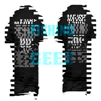 Geez Grandpa Fishing My Favorite Fishing Buddy Calls Me Geez Men's 3D T-shirt Back Print - Seseable