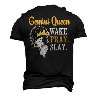 Gemini Queen Astrology Zodiac Sign Horoscope Birthday Men's 3D T-shirt Back Print - Seseable