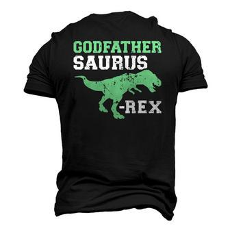 Godfather Saurus-Rex Dinosaur Lovers Men's 3D T-Shirt Back Print | Mazezy