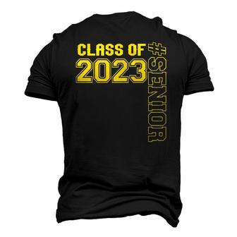 Gold Grads Senior 2023 Senior Class Of 2023 Senior Swag Men's 3D T-Shirt Back Print | Mazezy