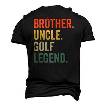 Mens Golfer Brother Uncle Golf Legend Vintage Retro Golfing Men's 3D T-Shirt Back Print | Mazezy