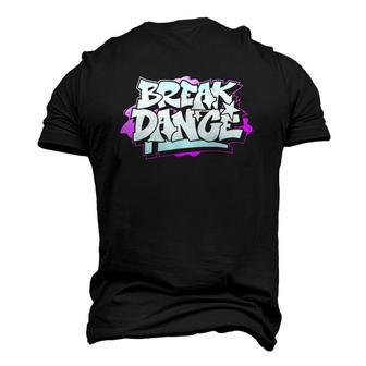 Graffiti Style Break Dancing Hip Hop Men's 3D T-Shirt Back Print | Mazezy