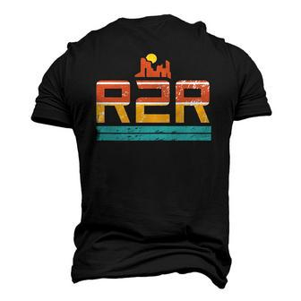 Grand Canyon National Park R2r2r Rim To R2r Hiking Camping Men's 3D T-Shirt Back Print | Mazezy