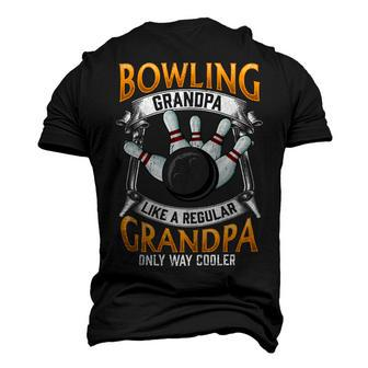 Grandfather Cool Grandad Bowler 416 Bowling Bowler Men's 3D T-shirt Back Print - Seseable