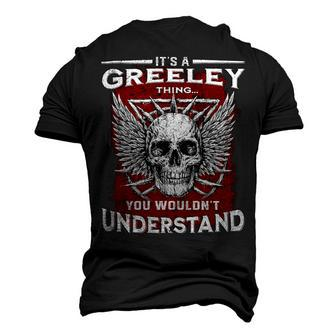 Greeley Name Shirt Greeley Family Name V3 Men's 3D Print Graphic Crewneck Short Sleeve T-shirt - Monsterry AU