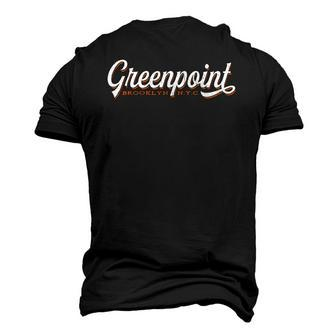 Greenpoint Brooklyncool Retro New York City Men's 3D T-Shirt Back Print | Mazezy