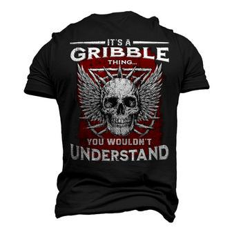 Gribble Name Shirt Gribble Family Name V3 Men's 3D Print Graphic Crewneck Short Sleeve T-shirt - Monsterry DE