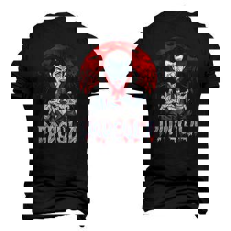 Mens Halloween Dad Dracula Costume Dadcula Men's 3D T-Shirt Back Print | Mazezy