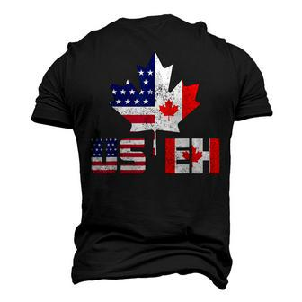 Happy Canada Day Usa Pride Us Flag Day Useh Canadian Men's 3D T-shirt Back Print - Seseable