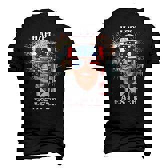 Happy Easter Confused Joe Biden 4Th Of July Men's 3D T-Shirt Back Print | Mazezy