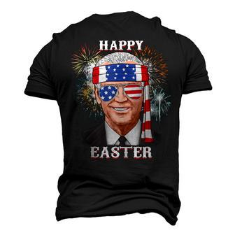 Happy Easter Confused Joe Biden 4Th Of July Men's 3D T-shirt Back Print - Seseable