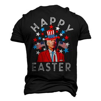 Happy Easter Joe Biden 4Th Of July Memorial Independence Day Men's 3D T-shirt Back Print - Seseable